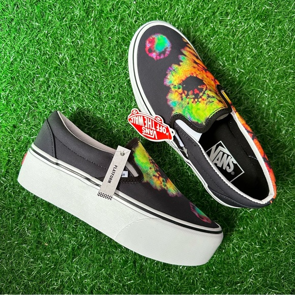 Vans Classic Slip On Paradoxical Black PLATFORM - Picture 6 of 7